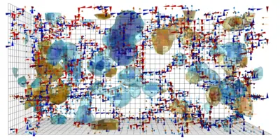 image of the quantum gluon field, show a large inage of the quantum gluon field